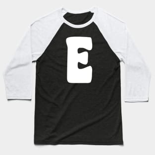 Letter E Baseball T-Shirt